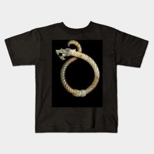 Eastern Zhou Dynasty Knotted Dragon Pendant Kids T-Shirt